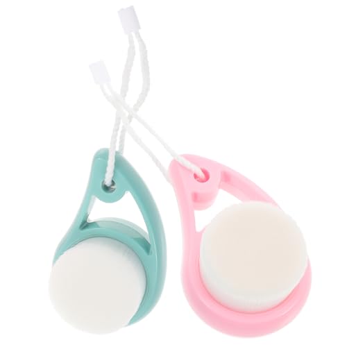 WOFASHPURET 2Piezas Cepillo Limpiador Facial Exfoliante Suave y Portátil Para Cuidado De Casa