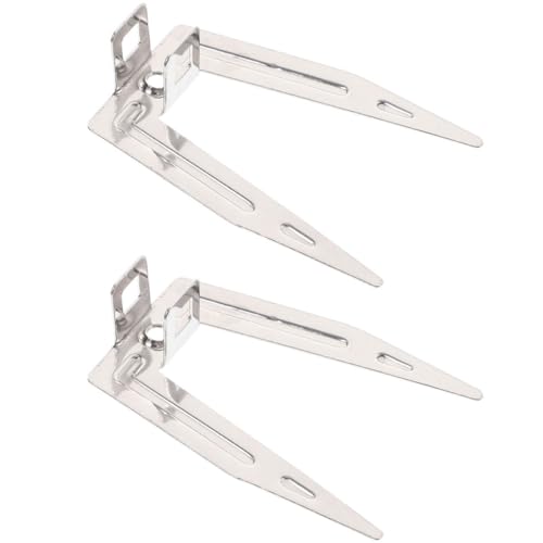 Healeved Tenedores Giratorios para Pollo de Acero Inoxidable Set de 2 Unidades Accesorio para Horno y Freidora de Aire Herramienta para Asar Carne y Aves Adecuado para Barbacoa y