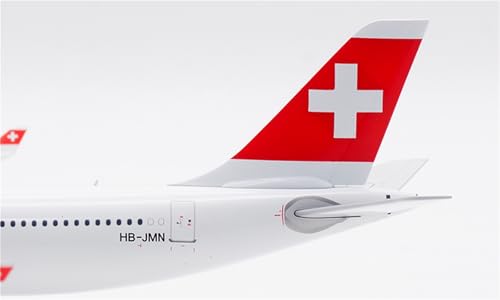 Modelo de avión A340-300 suizo réplica a escala 1/200 coleccionable de 31cm 7