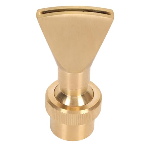Yuecoom Fountain Nozzle, Versatility Brass G3/4 Female Thread Water Flat Nozzle, Narrow Fan Shaped Pond Sprinkler for Garden Pond Amusement Park Museums