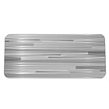 Ambesonne モダンコンピュータマウスパッド 未来的なストライプウェブフォーム コンテンポラリーグラフィックフュージョンアートプリントイラスト 長方形 滑り止めゴムマウスパッド Lサイズ 31インチ x 12インチ ゲームサイズ グレー