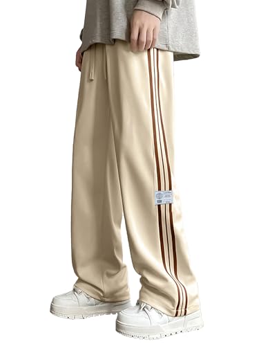 Image of Maniac Mens Colorblock Biscuit and Brown Color Baggy Fit Pant