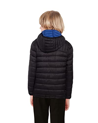 URBAN REPUBLIC Boys’ Puffer Jacket - Insulated Water Resistant Winter Bubble Coat for Boys with Packable Hood (Sizes: 4-20)3