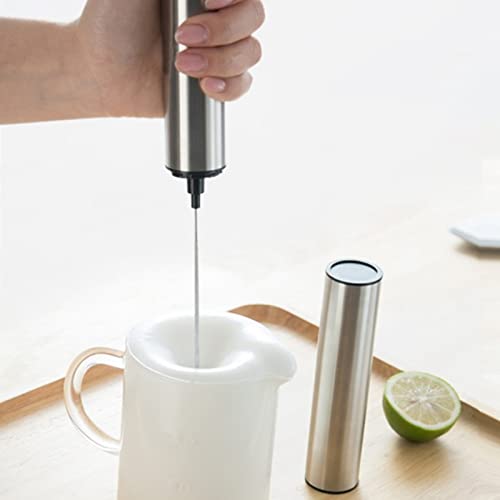 Melkschuimer, Mini-melkklopper, Elektrische Mini-blender Handheld Auto Roestvrijstalen Afneembare Melkschuimer voor Thuiskeuken - Image 5