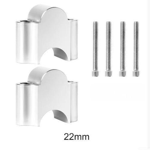 Elevador de manillar 22 mm aluminio CNC moto scooter 7/8 pulgadas 3