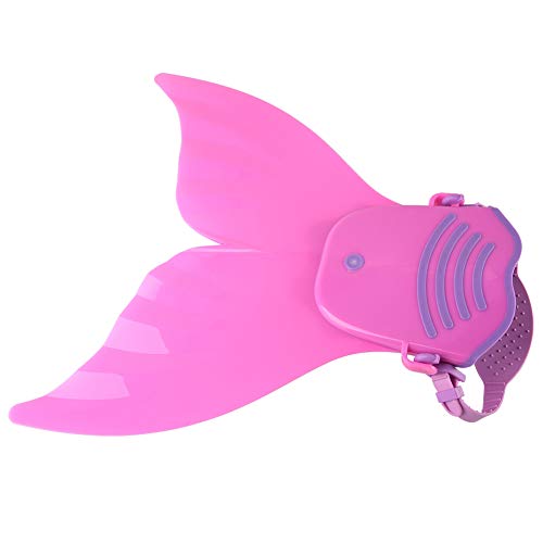 Barbatana para nadar, crianças, nadador, nadador, cauda de peixe, mergulho, pés (rosa)