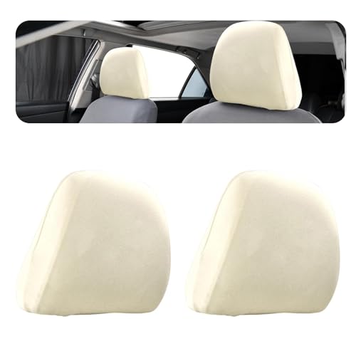 FEDOEY 2 PCS Headrest Covers for Cars, Knitted...