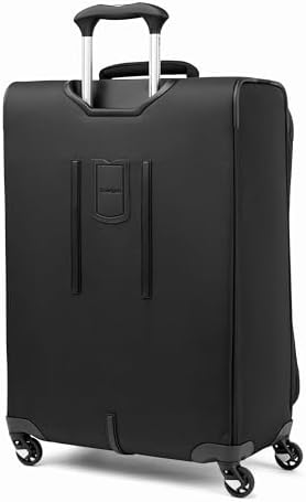 Travelpro Maxlite 5 | 21" Expandable Carry-On Spinner, Black, Checked-Medium 25-Inch, Maxlite 5 Softside Expandable Spinner Wheel Luggage