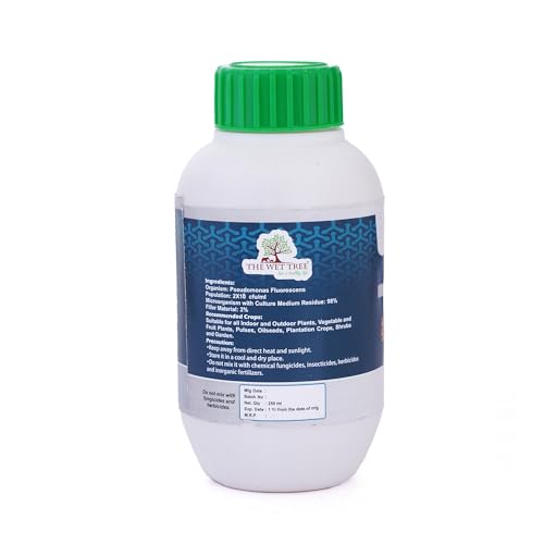 Image of Pseudomonas fluorescens Liquid Bio fertilizer | Plant Growth Promoter & Disease Suppressor | Organic Solution for Soil Health & Root Development (250ML)