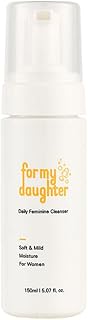 ForMyDaughter Moisture Feminine Wash: Gentle pH Balanced Foam with HPA Complex & Probiotics, Dermatologist-Tested for Intimate Hygiene, 150ml