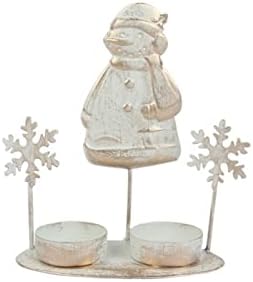 ChristmasTea Light Christmas Candles Stand Candles Xmas Gift Home Decorative Candlestick (Color : 1) (B)