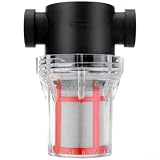Edelstahl Sieb Filter Plastikgehäuse Transparent(4-point interface)