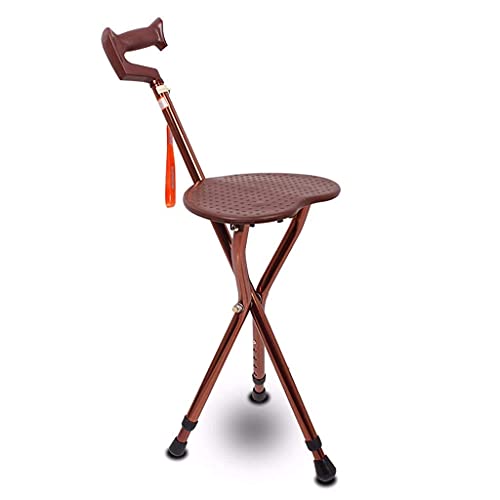 HUIBBGO Bastón Plegable telescópico de Aluminio con muletas, Tres Patas, Antideslizante, Ligero y Apto para Personas Mayores. Muleta - 11.19 HUIBBGO Bastón Plegable telescópico de Aluminio con muletas, Tres Patas, Antideslizante, Ligero y Apto para Personas Mayores. Muleta - 11.19