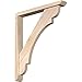 Ekena Millwork BKT0402X26X30OLY06SDF Olympic Slat Smooth Bracket w/Offset Brace, Douglas Fir