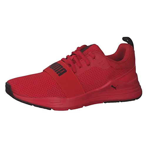 Puma Unisex Youth Puma Wired Run Jr Sneakers, High Risk Red-Puma Black, 37 EU