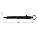 SMOOTHERPRO Heavy Duty Stainless Steel Bolt Action Pen for Tremor Parkinson Arthritic Hands Office EDC Pocket Signature Decent PVD Color Black (BSS257)
