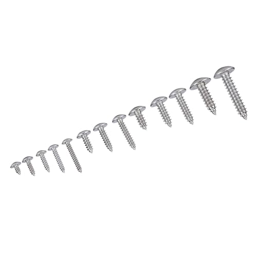 Kit surtido tornillos autorroscantes acero inox M3-M6 miniatura 5