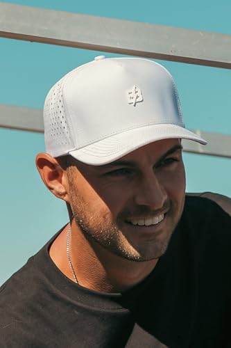 Image of BRIMZ Outdoor Performance Hat - Water & Sweat Resistant Hats - Breathable & Moisture-Wicking Snapback