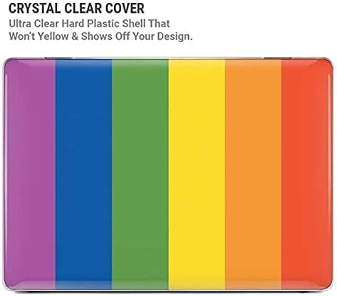 Skinit Case + Skin Compatible with MacBook Pro 16in (2019-20) Originally Designed Vertical Rainbow Flag Design