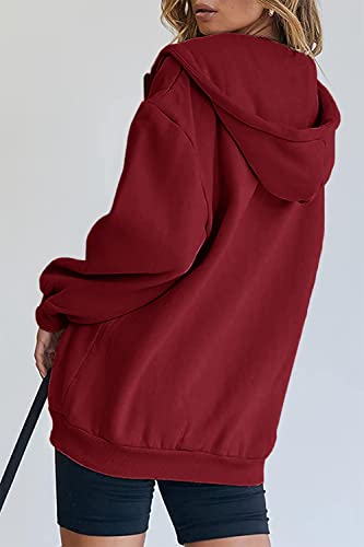 Image of PRETTYGARDEN Women's Fall Zip Up Hoodies Sweatshirts