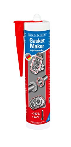 WEICON Gasket Maker | 310 ml |Sellador especial de elasticidad permanente | Rojo