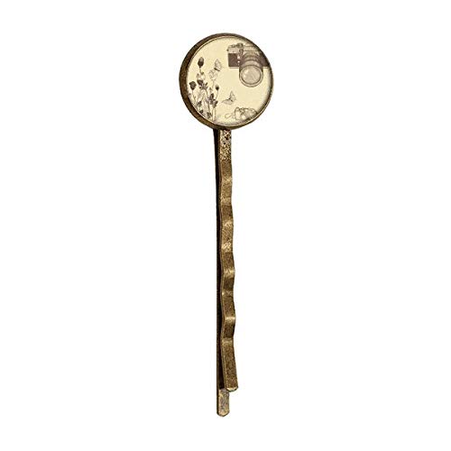 Camera Rose Butterfly Nice Style Retro Metal Hair Bobby Pin Headwear image 2