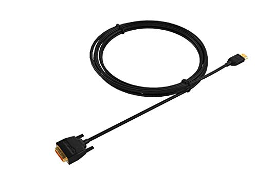 AmazonBasics Cavo adattatore HDMI a DVI - 1,83 m (non per il collegamento a porte SCART o VGA)