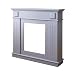 Rebecca Mobili Marco de Chimenea Decorativo, Chimenea Falsa, Estilo Moderno, Gris, MDF,...