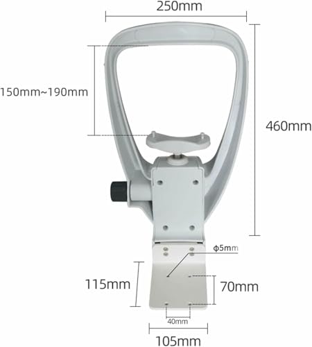 Appui-Menton et appui-front fixe de haute précision pour instrument optique - 6