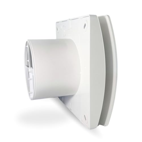 Brookvent Airstream XE+ 100 Bathroom Extractor Fan - 100mm/4, White - Image 3