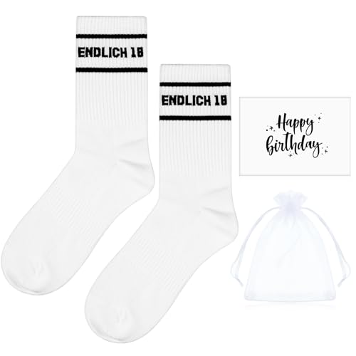 Geschenk-Tasche Zum 18. Geburtstag Für Mädchen – Inklusive Schlüsselanhänger