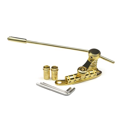 Puente Tremolo para Guitarras Color Dorado miniatura 2