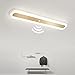 Plafonnier LED avec Détecteur de Mouvement Intérieur 13W Lampe de Plafond en Moderne Acrylique Lumière de Plafond avec détecteur de crépuscule pour Hall Allée Garage Balcon Bureau Escaliers Eclairage