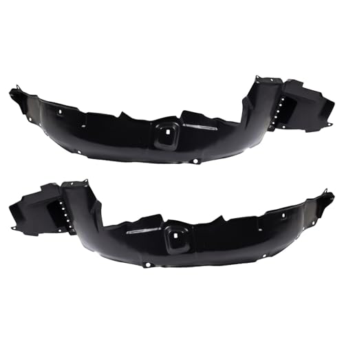 Image of TRQ Inner Fender Liner Set Compatible with 2007-2008 Hyundai Tiburon HY1248116 HY1249116