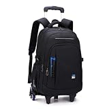Mochila com Rodinhas 6 Rodas Grande com Carrinho Removível (Com Rodinhas)