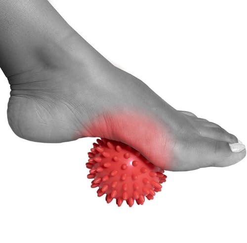 Image of Bodylastics 2 x Acupressure Spike Massage Balls for Deep Tissue, Muscle Recovery & Myofascial Release | Foot, Back, Neck & Shoulder Pain Relief | Portable, Spiky Trigger Point Therapy for Gym & Home