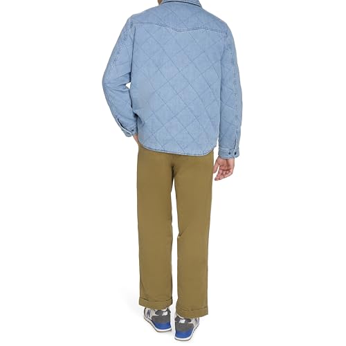 Levi's Men's Diamond Quilted Denim Shacket4