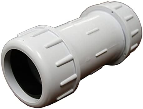 Jones Stephens C12125 1-1/4 PVC IPS Compression Coupling - White