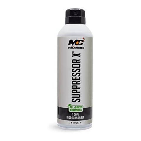 Mil-Comm Suppressor X - Suppressor, Silencer and Gun Cleaner 7-Ounce Spray Cover