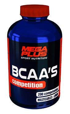 MEGA PLUS BCAA'S COMPETITION COMPRIMIDOS MASTICABLES Cover