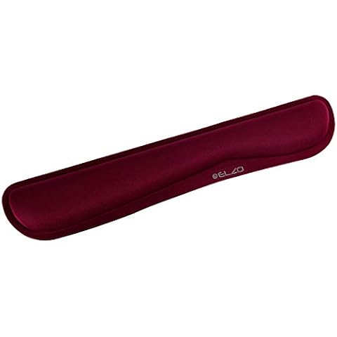 ELZO Keyboard Wrist Rest Pad Support with Comfortable Memory Foam Padding, Nonslip Rubber Base and Ergonomic Design for PC Computer Laptop Mac Cover