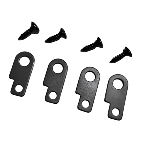 Colaxi Guitar Effects Pedal Mounting Kit Direct Replace Easy to Install Making Effects Pedal Board Sturdy Metal Accessories Hardware, Black