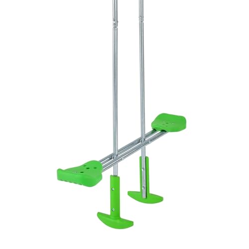 Balançoire vis-à-vis avec Collier pour Poutre Bois Carre 9x9 cm Vert