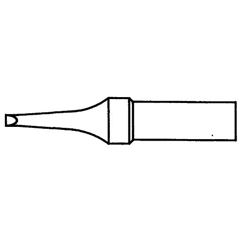 Image of Weller ET R (4ETR-1) Soldering Tip for Weller WE 1010, Chisel Slim, Width 1.6mm, Thickness 0.7mm, 1 Piece