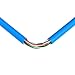 Cables Direct Online 1000ft Cat5e Solid 24AWG Cable UTP Cat5 Bulk Pull Box Network Copper Clad Aluminum Wire (Unshielded (UTP), Blue)