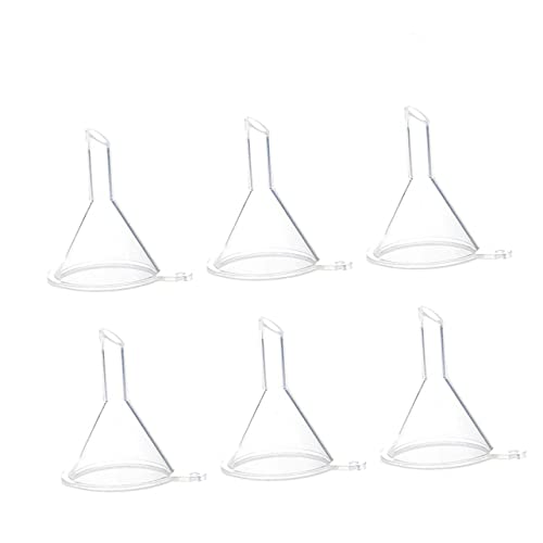 BESTonZON 20 Pçs Funil De Frasco Funil De Plástico Funil De Perfume Pequeno Funil Frasco Frasco Pequ