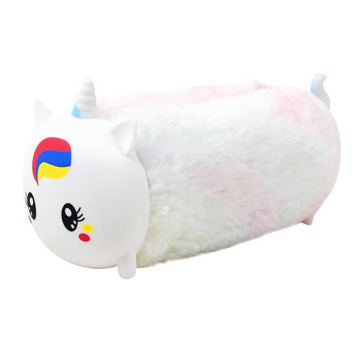 Sanjis Enterprise Cute Fur Cartoon Stationery Organizer|Aesthetic Pencil Case For Girls|Pencil Pouch For School Kids Cute Stationary Gift Soft Cute Relaxed Fit Travel Pouch| (Style1), Multicolour