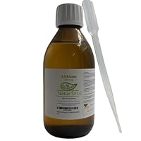 Lithium Orotate Lösung 250ml I 0,5 mg Lithium je ml ⇒ 500 mg je Liter ⇒ 500 ppm I 99% Reinheit Lithiumorotat (250ml)