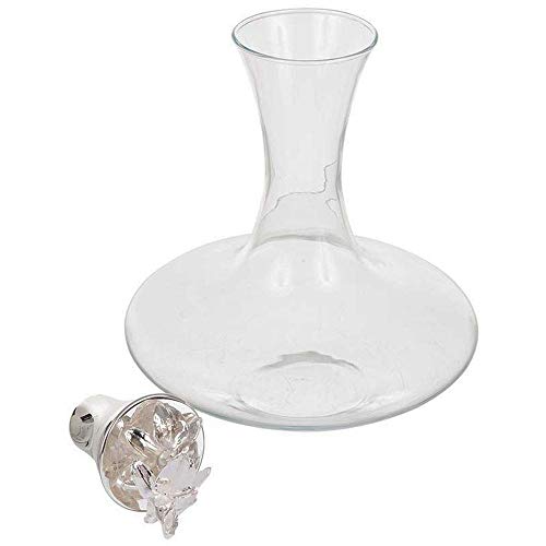 Decanter com Detalhe de Orquídea Sheffield Plate
