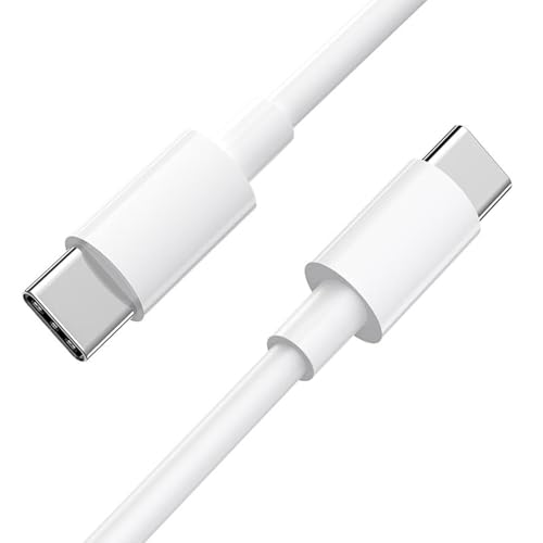 Image of Type-C to Type-C USB Cable for Infinix GT 20 Pro 5G Charging Cable Original Like 65W Fast PD Charger Cable | Dash Warp Dart Flash Super Vooc Data Cable (6.5A, 1M, TCCW4, White)